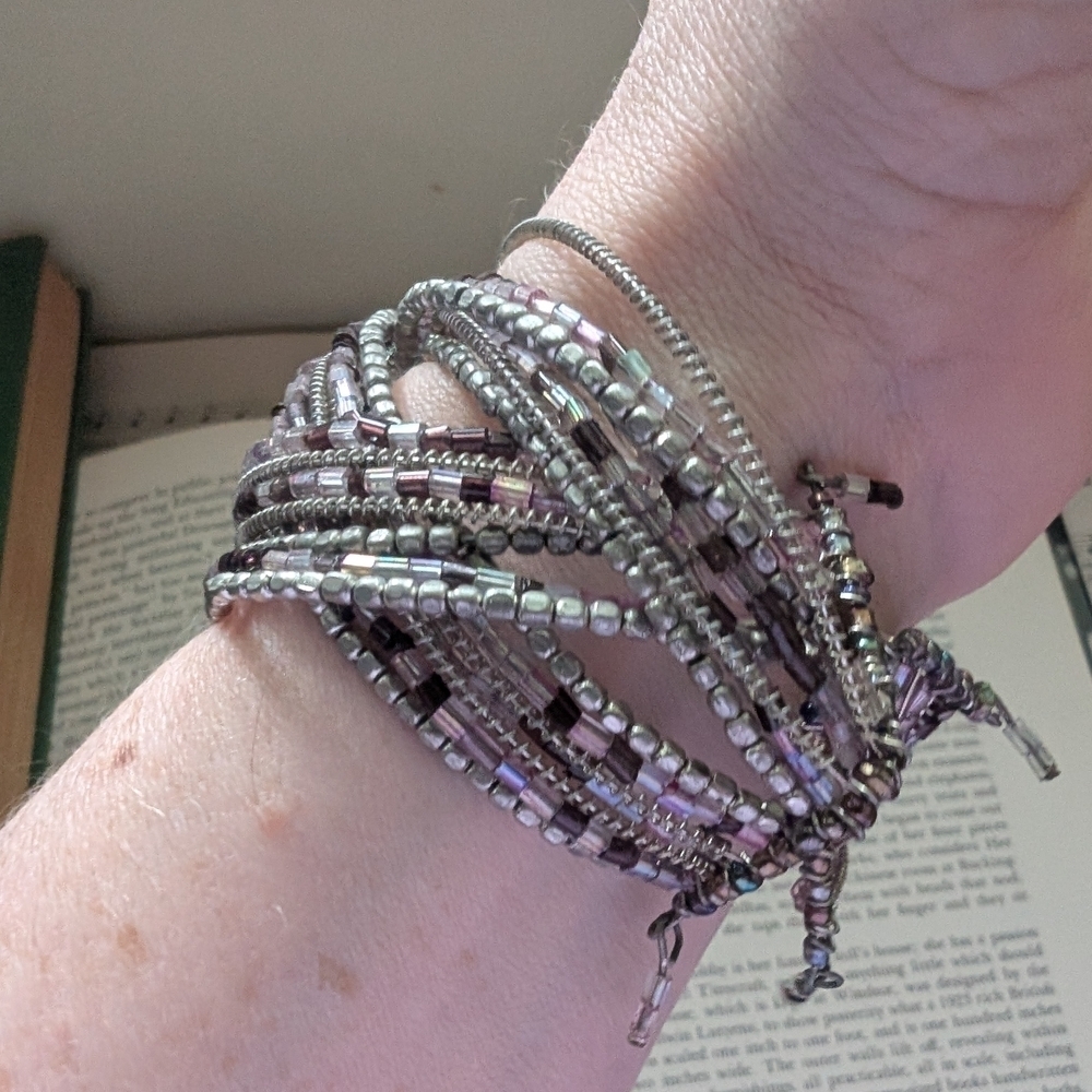 Multi-Strand Beaded Bracelet - Picture 2 of 9